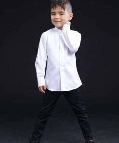 חולצה עם צווארון סיני לילדים