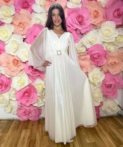 שמלות עם שרוול לבת מצווה