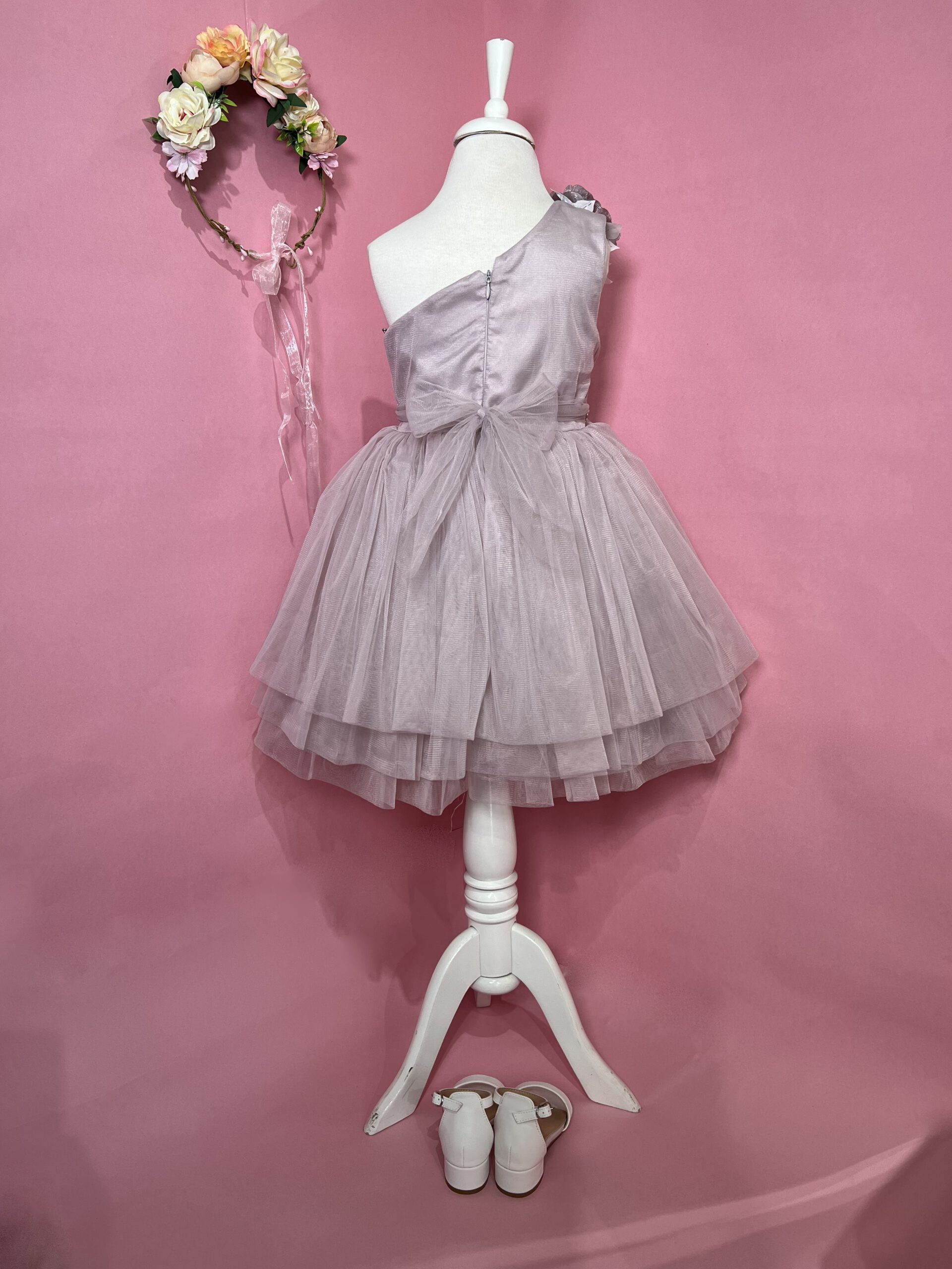 שמלת שושבינה דגם לוטם סגולה גינדי פאשן | שמלות שושבינה | שמלת שושבינה דגם לוטם סגולה